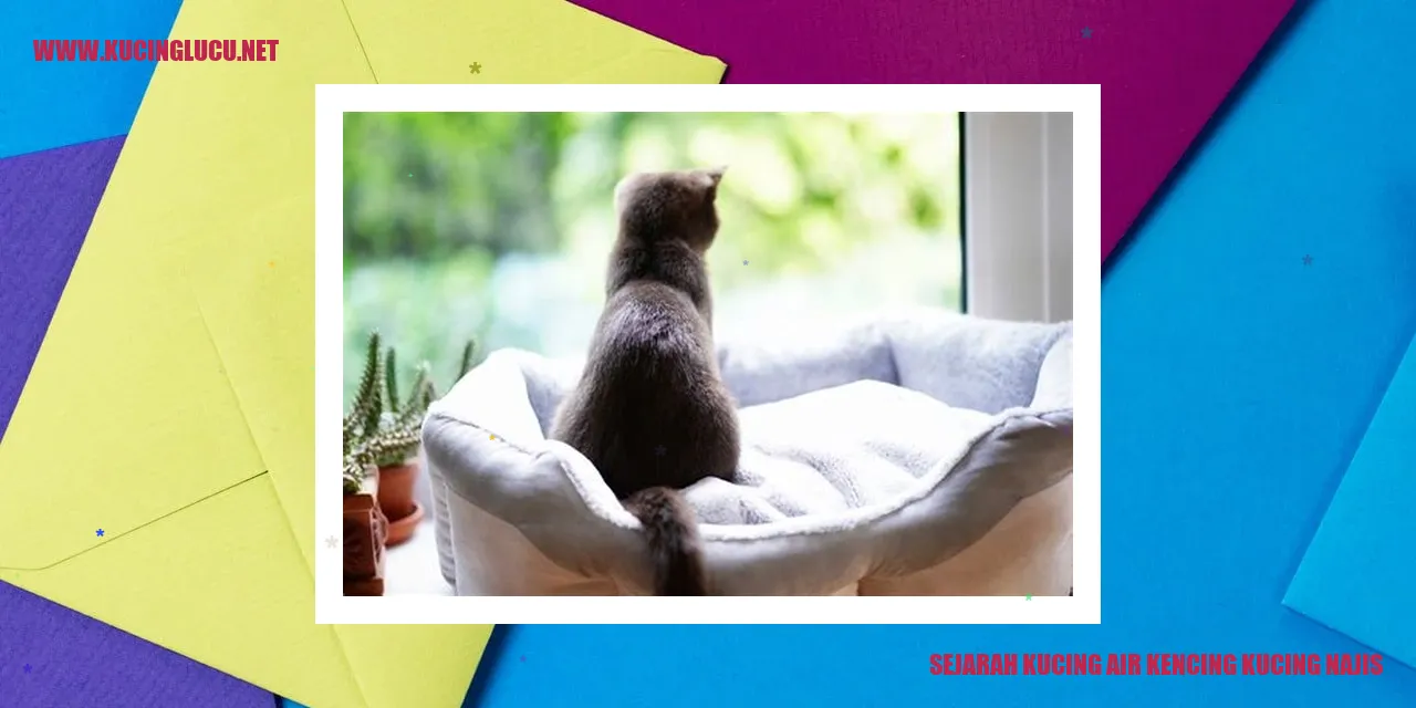 Sejarah Kucing air kencing kucing najis