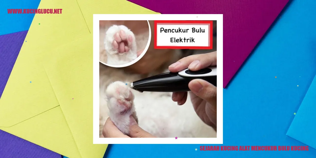 Gambar kucing alat mencukur bulu kucing