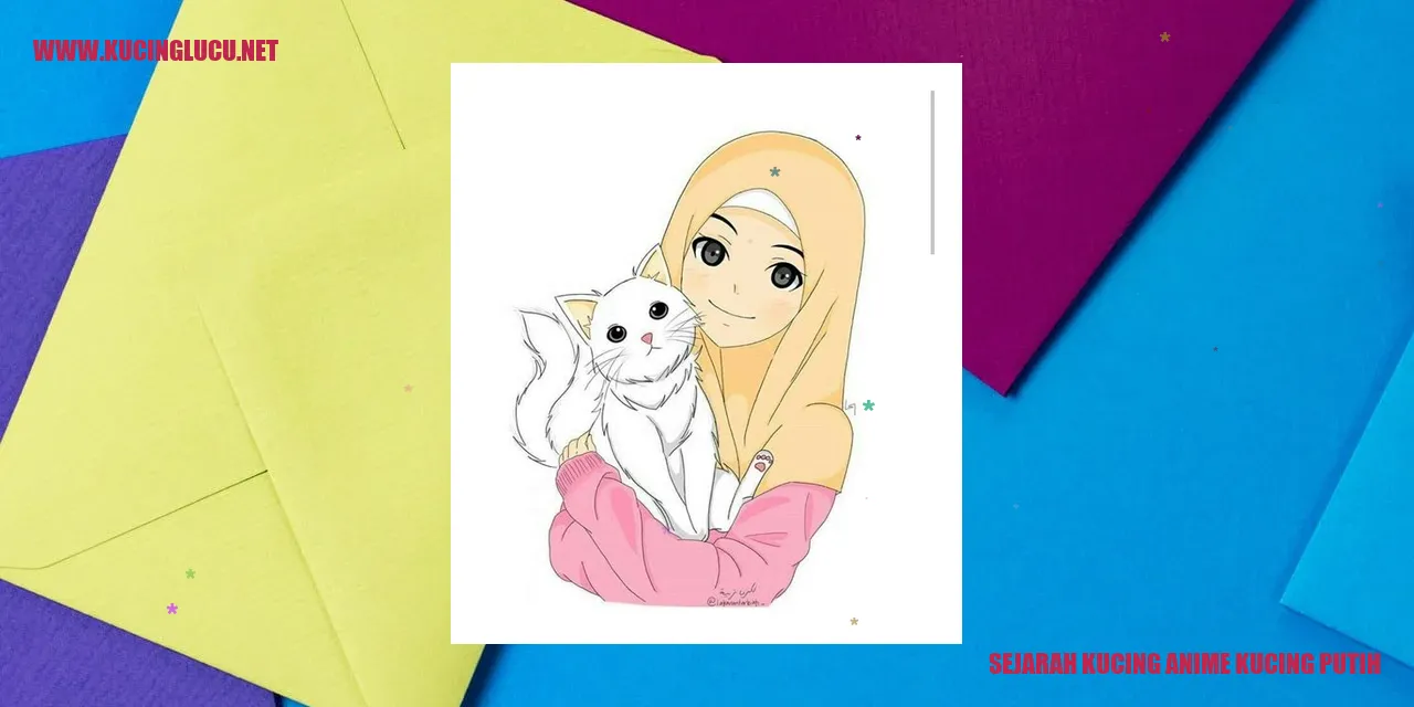 Ilustrasi kucing putih