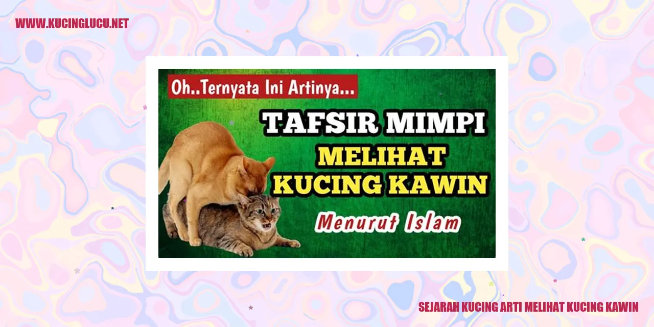 Ilustrasi Kucing Kawin