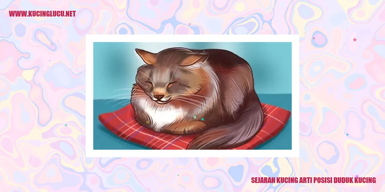 Sejarah Kucing arti posisi duduk kucing