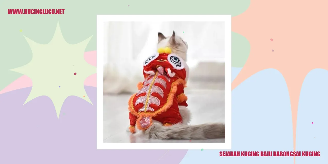 Sejarah Pakaian Barongsai Kucing