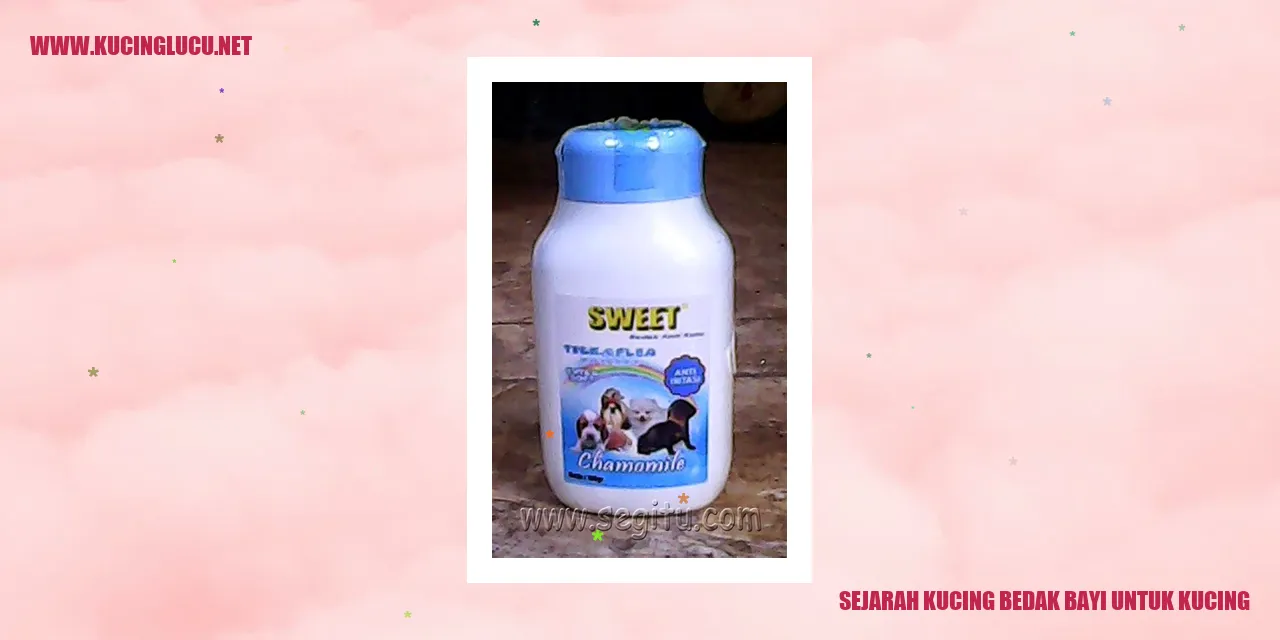Gambar Kucing Bedak Bayi