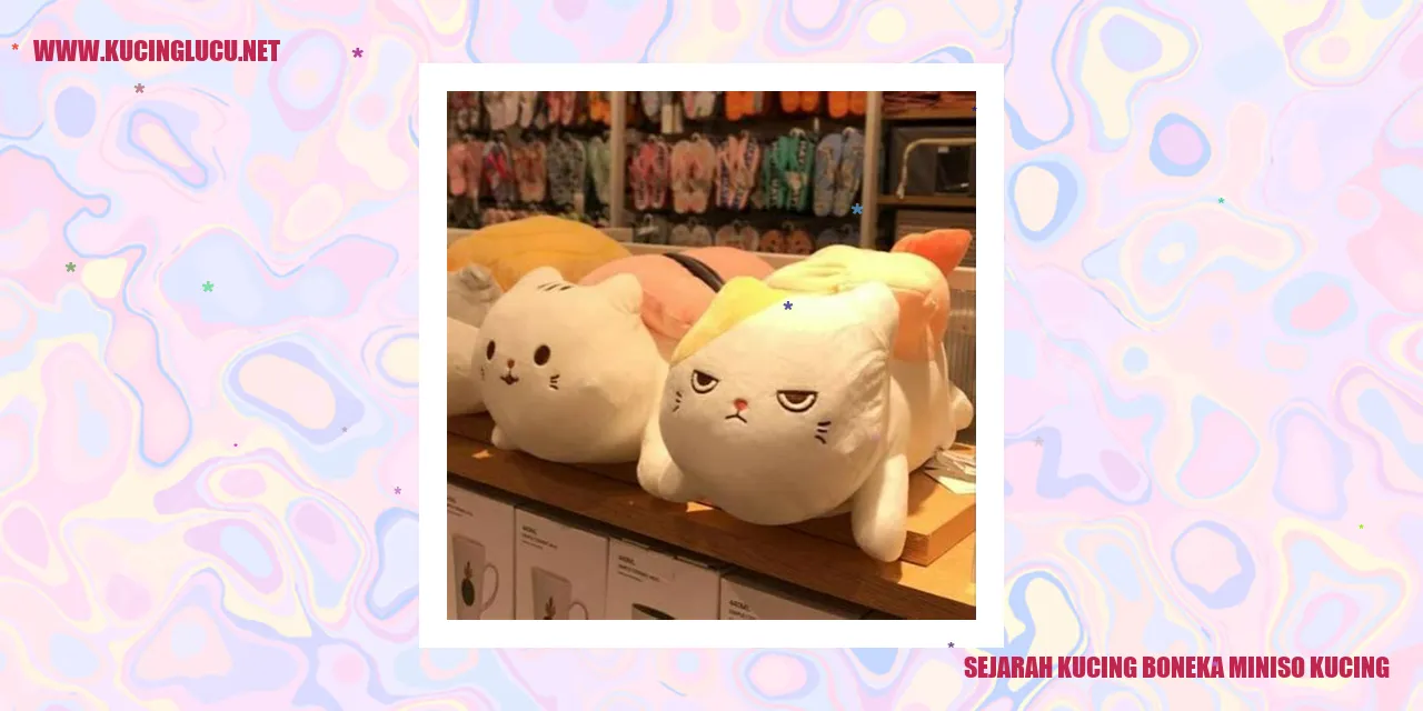 Gambar Kucing Boneka Miniso Kucing