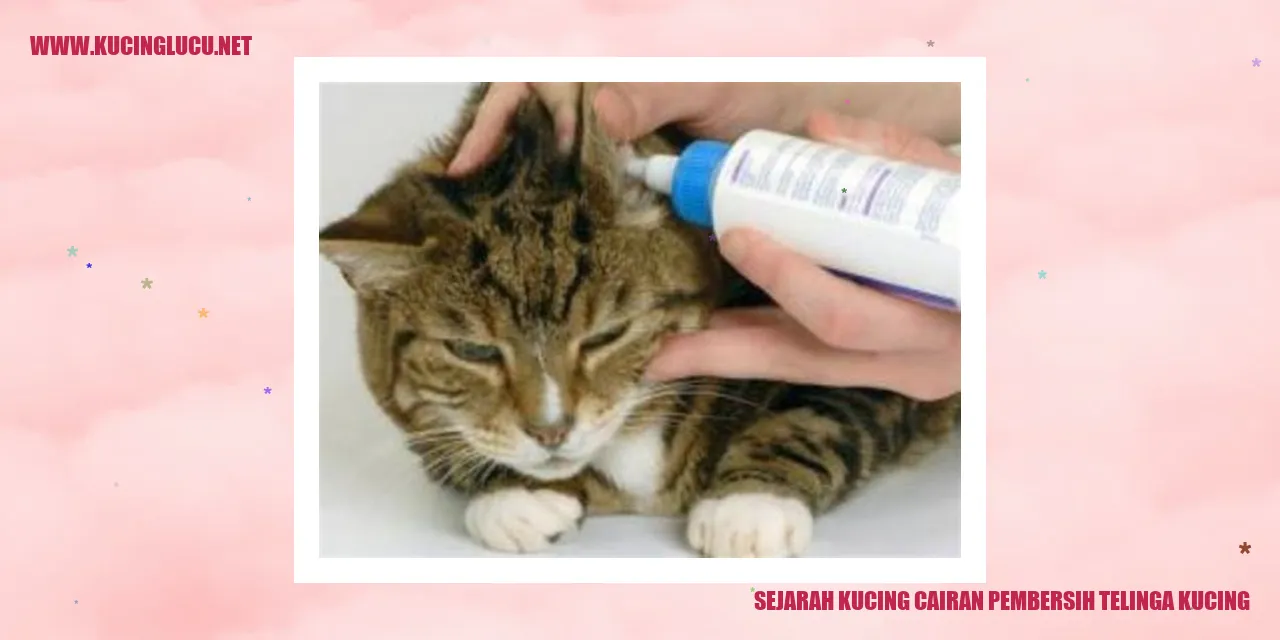 Kucing Cairan Pembersih Telinga Kucing