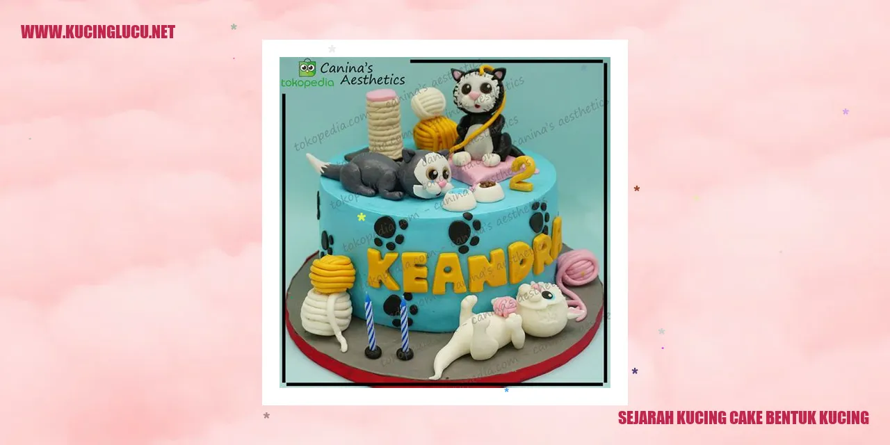 Kue Berbentuk Kucing