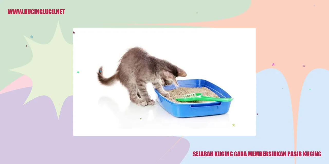 Sejarah Kucing Cara Membersihkan Pasir Kucing