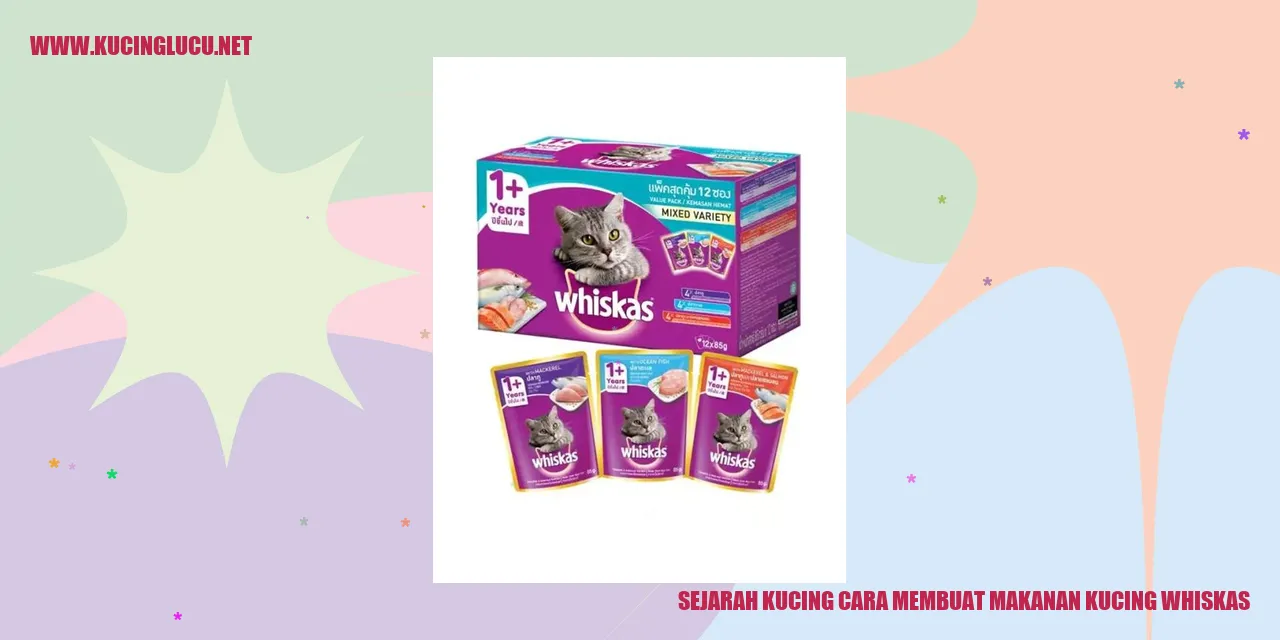 Sejarah Kucing dan Cara Membuat Makanan Kucing Whiskas