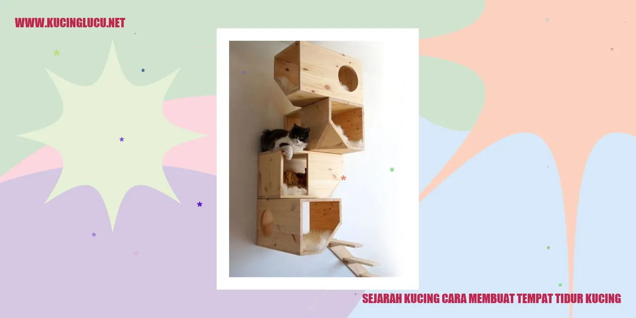 Kucing di tempat tidur