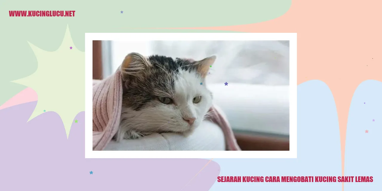 Gambar Sejarah Kucing dan Cara Mengobati Kucing Sakit Lemas