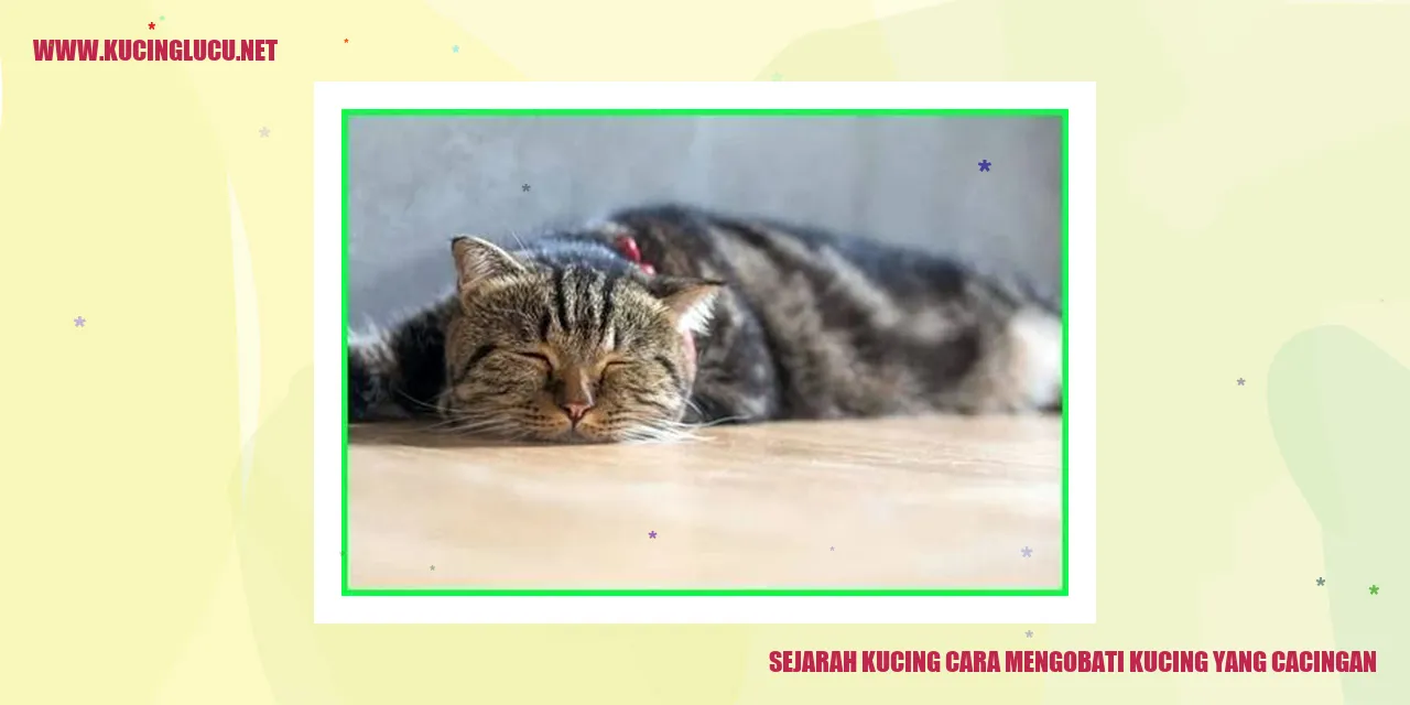 Sejarah Kucing cara mengobati kucing yang cacingan
