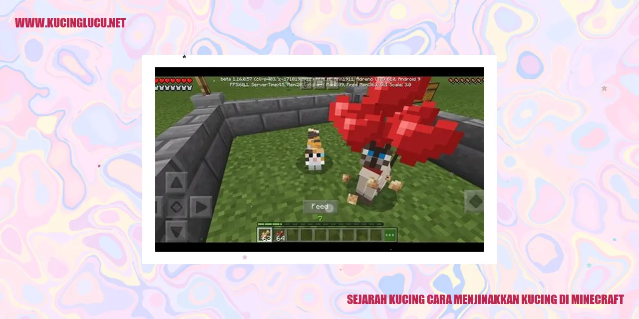 Sejarah Kucing cara menjinakkan kucing di minecraft