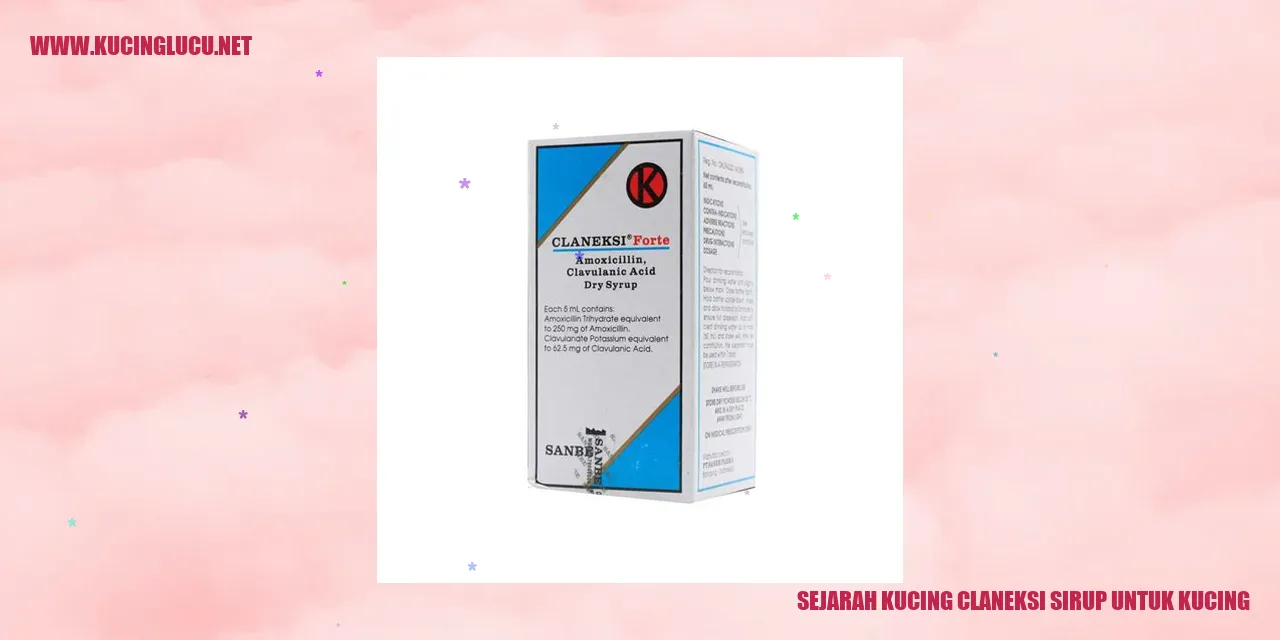 Kucing Claneksi Sirup untuk Kucing