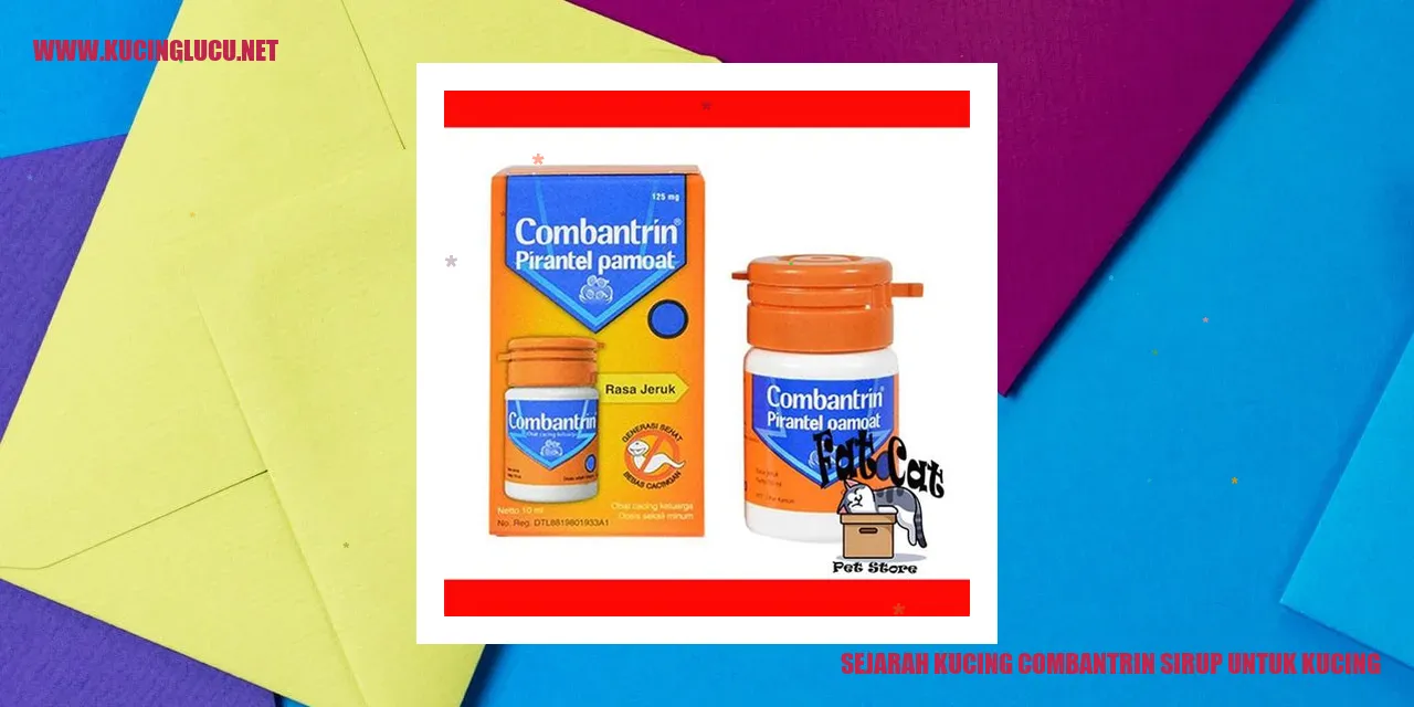 Gambar Kucing Combantrin Sirup untuk Kucing