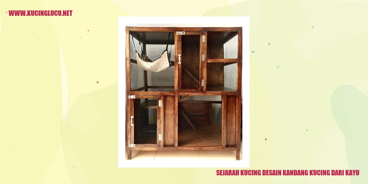 Kandang Kucing Kayu