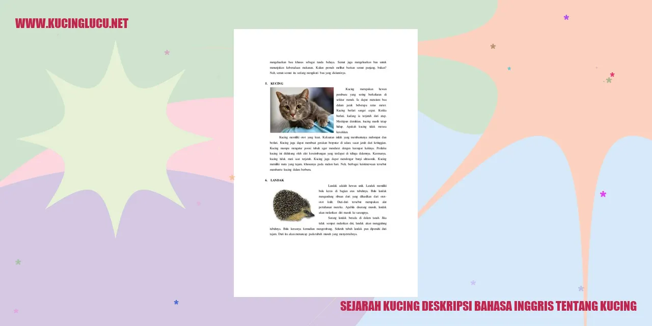 Sejarah Kucing