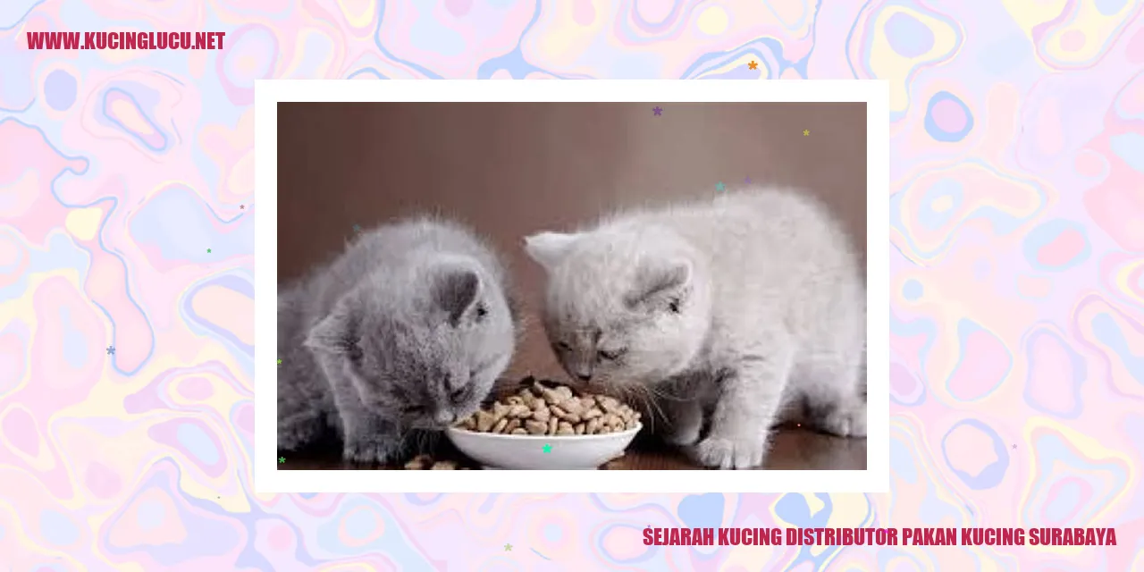 Sejarah Kucing distributor pakan kucing surabaya