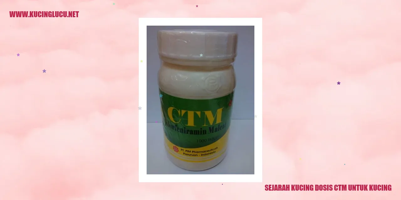 Gambar Sejarah Kucing dan Pemanfaatan Obat CTM untuk Kucing