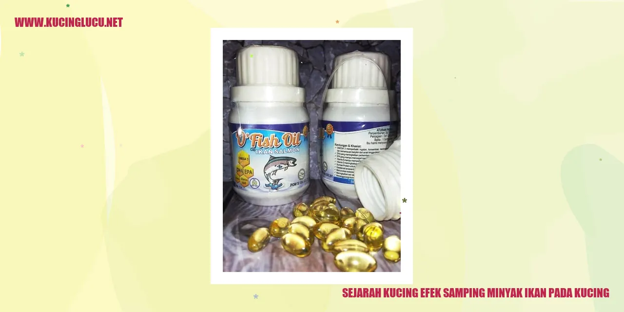 Sejarah Kucing efek samping minyak ikan pada kucing