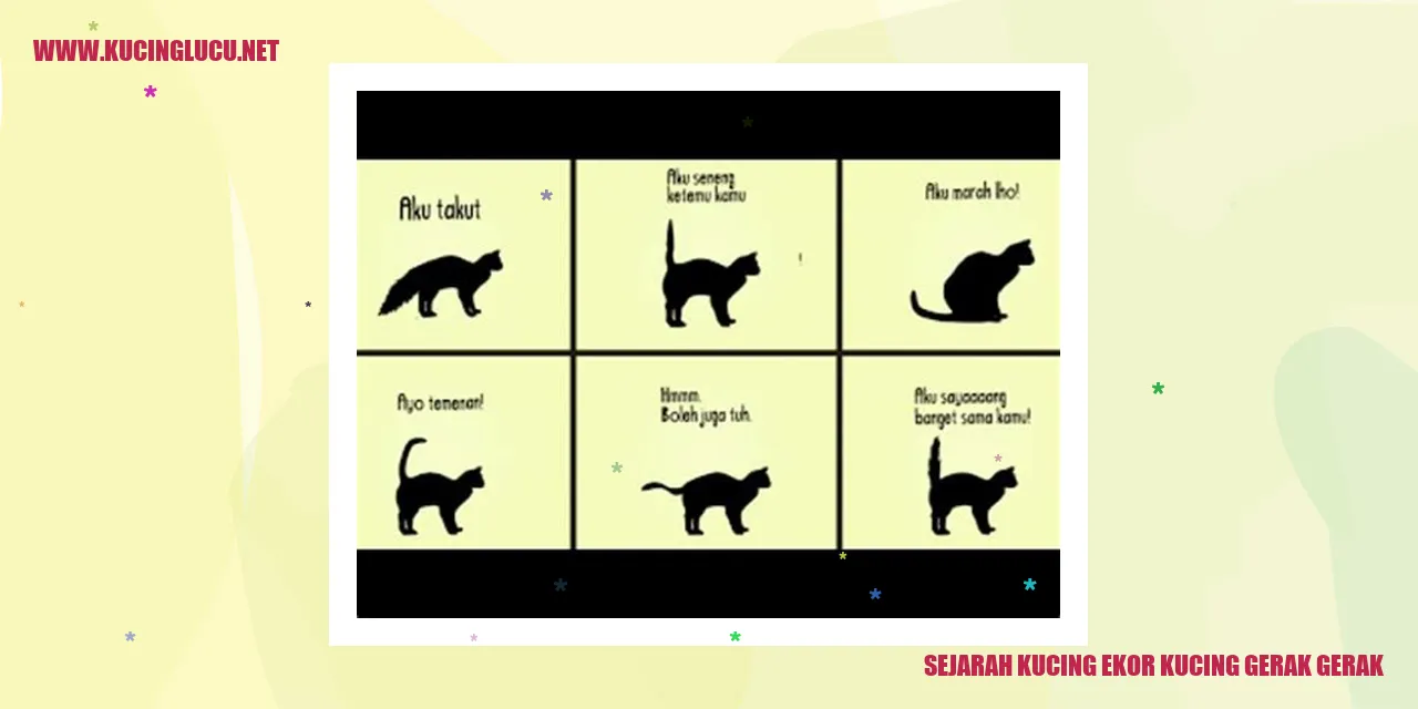 Ilustrasi Kucing Ekor Kucing Gerak Gerak