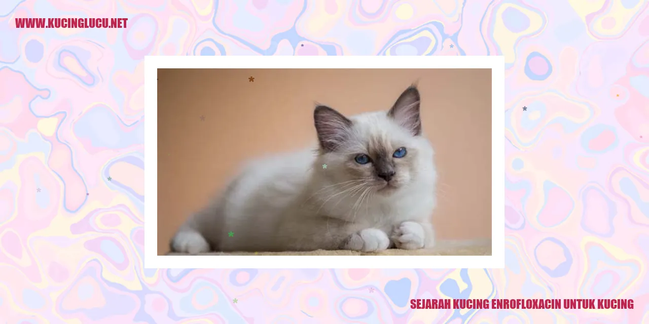 Sejarah Kucing enrofloxacin untuk kucing