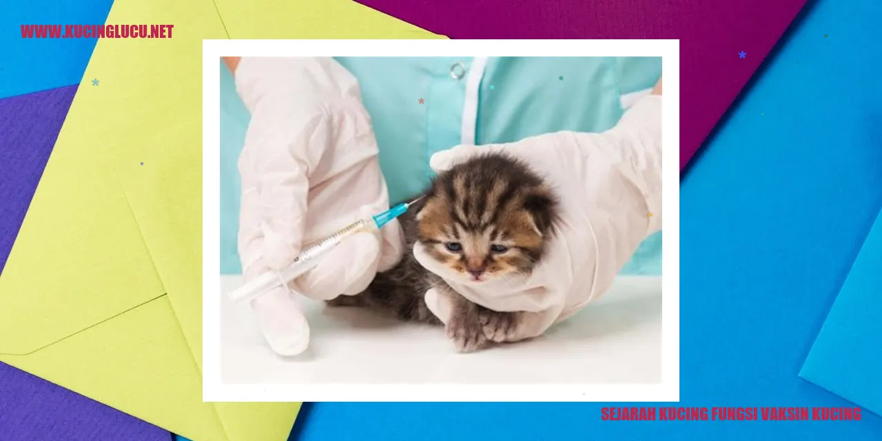 Sejarah Kucing dan Fungsi Vaksin Kucing