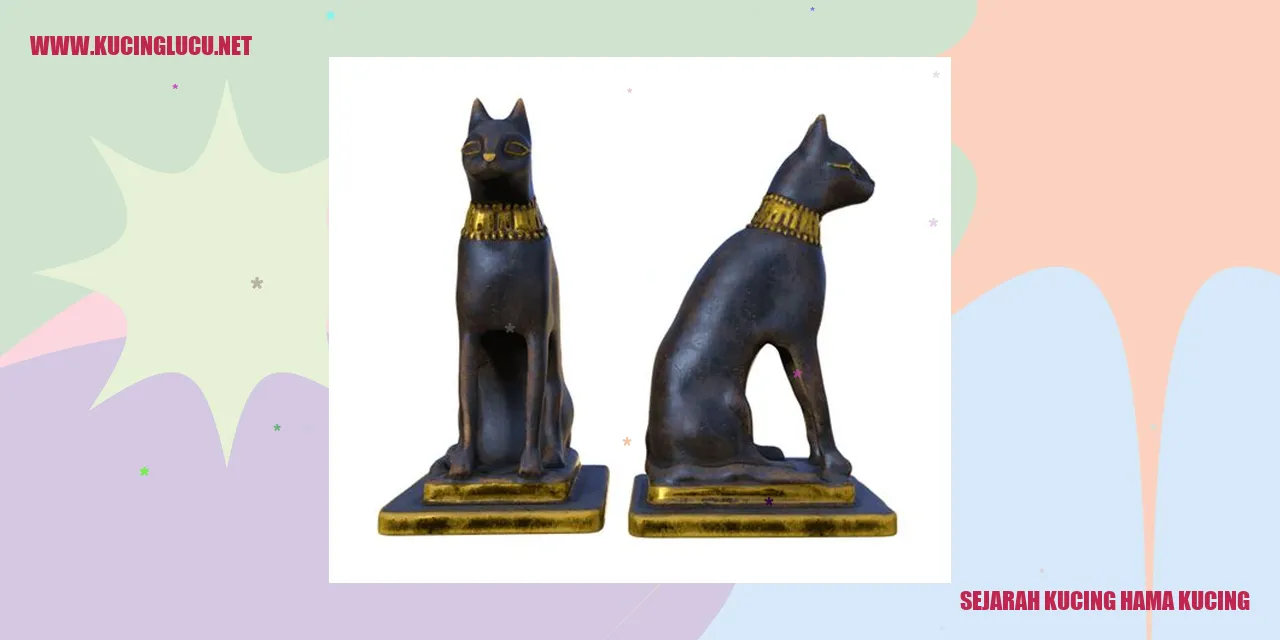 Illustrasi Sejarah Kucing Hama Kucing