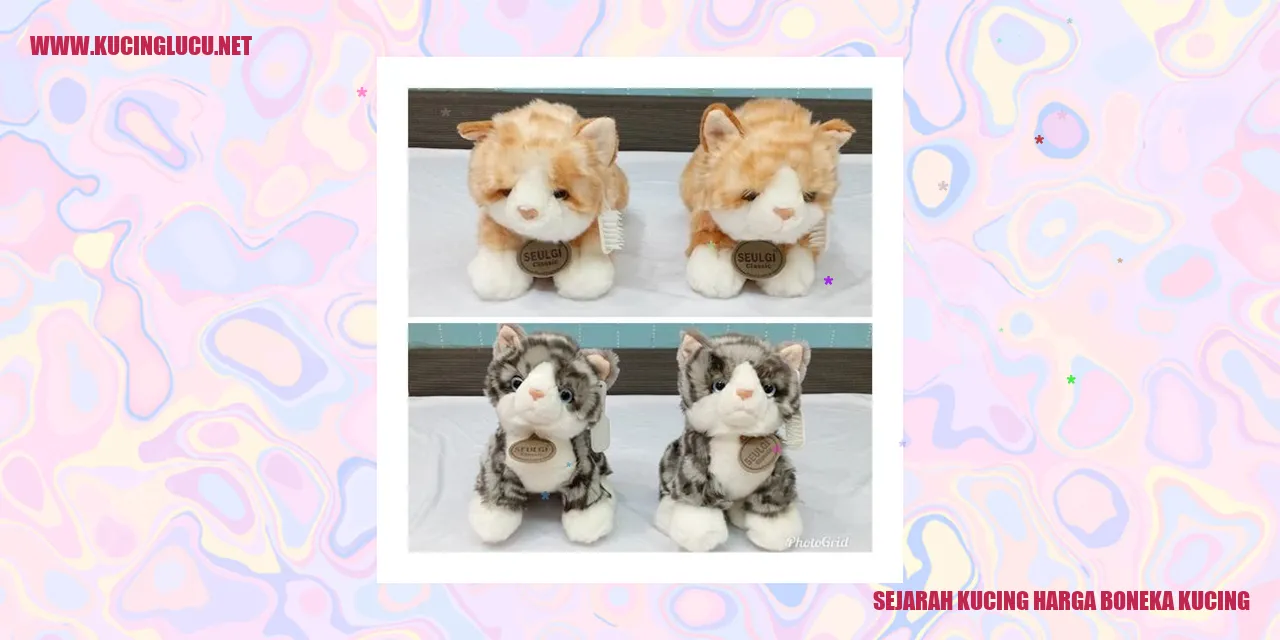 Sejarah Kucing Harga Boneka Kucing