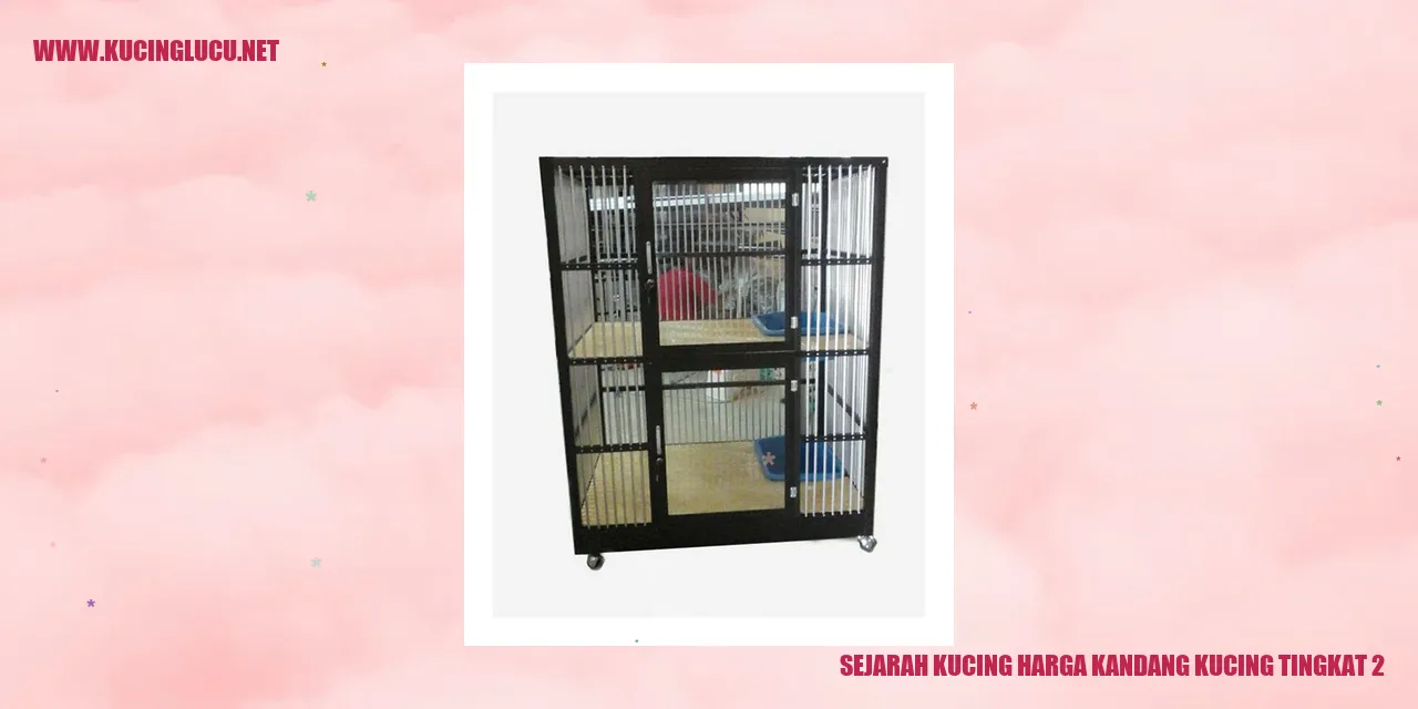 Sejarah Kucing harga kandang kucing tingkat 2