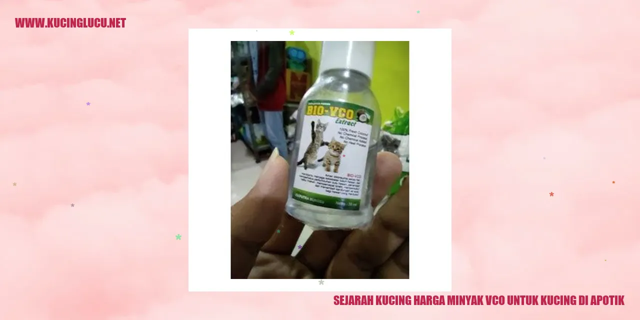Minyak VCO untuk Kucing