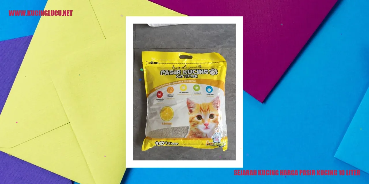 Sejarah Kucing Harga Pasir Kucing