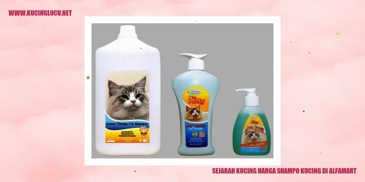 Sejarah Kucing harga shampo kucing di alfamart