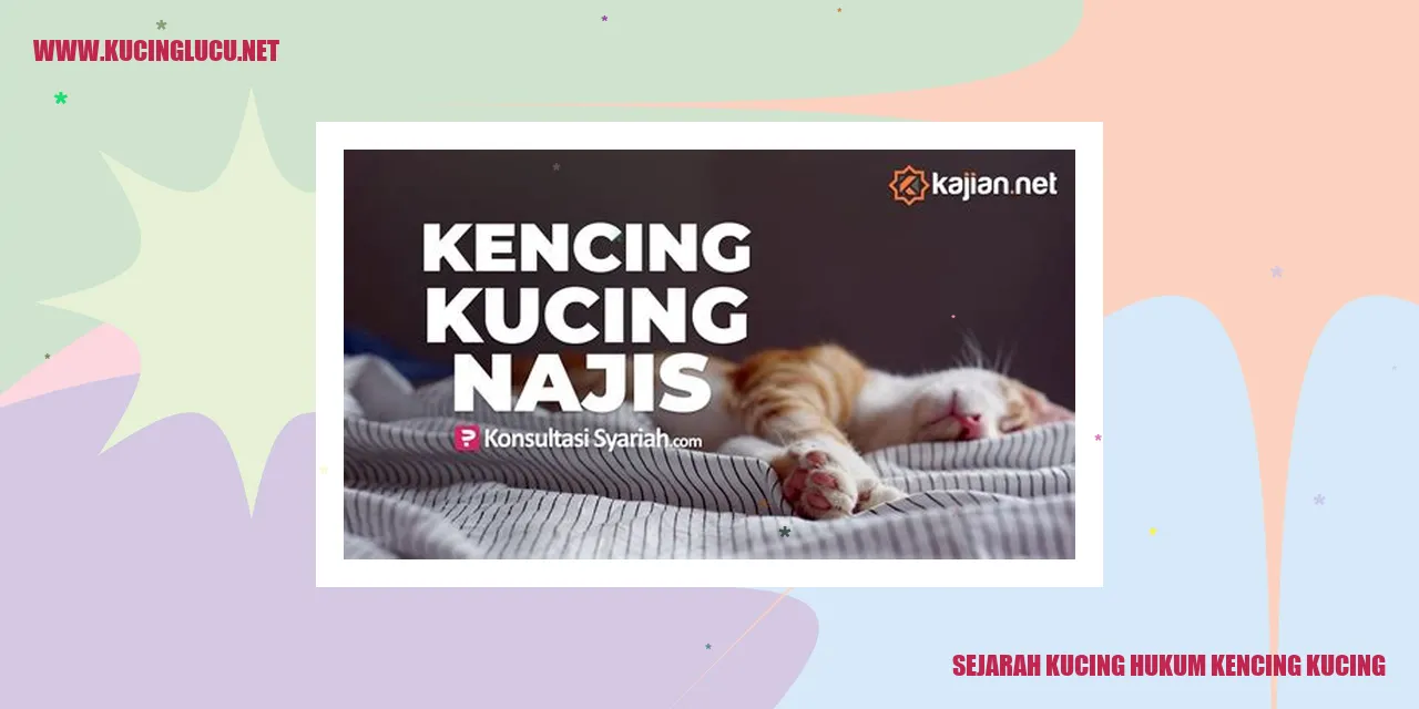 Sejarah Kucing Hukum Kencing Kucing