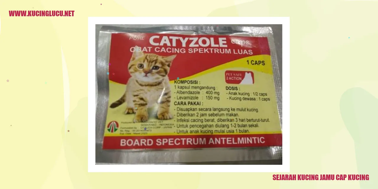 Sejarah Kucing Jamu Cap Kucing