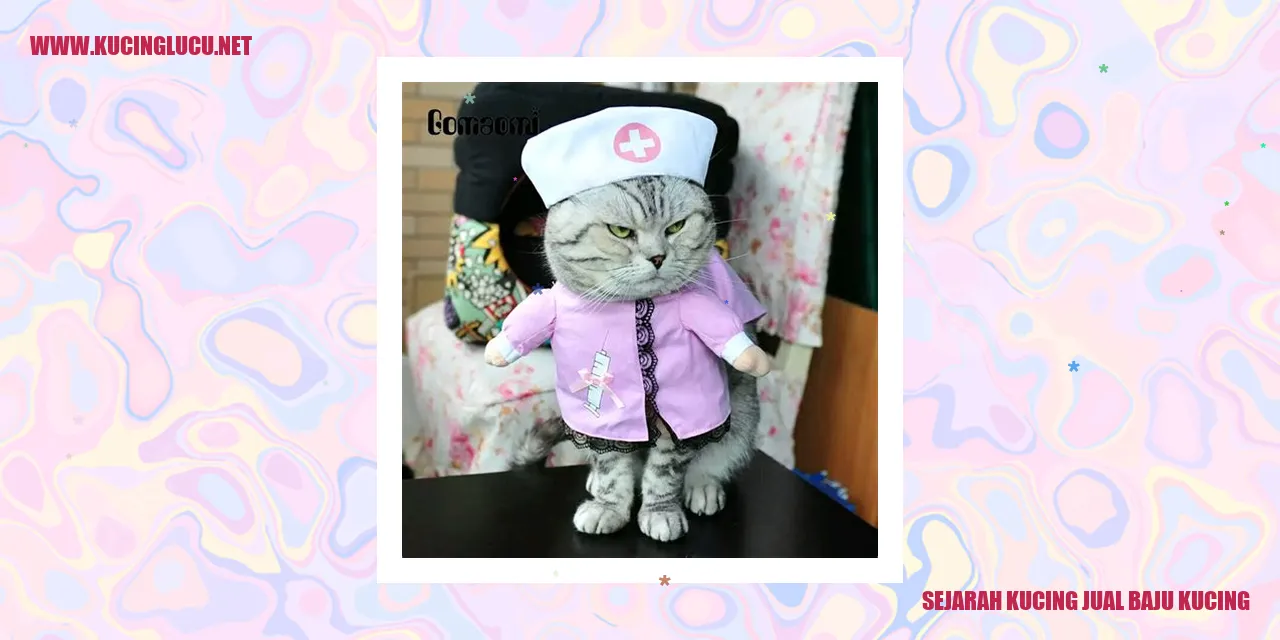 Sejarah Kucing Jual Baju Kucing