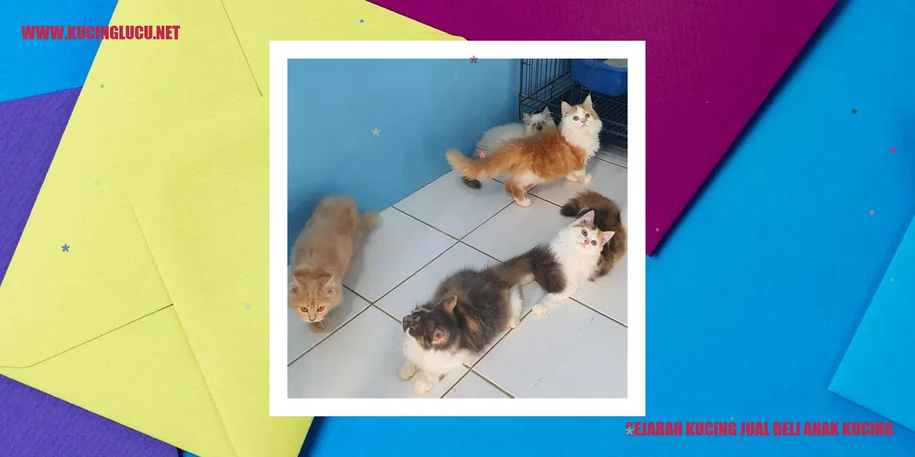 Gambar Sejarah Kucing Jual Beli Anak Kucing