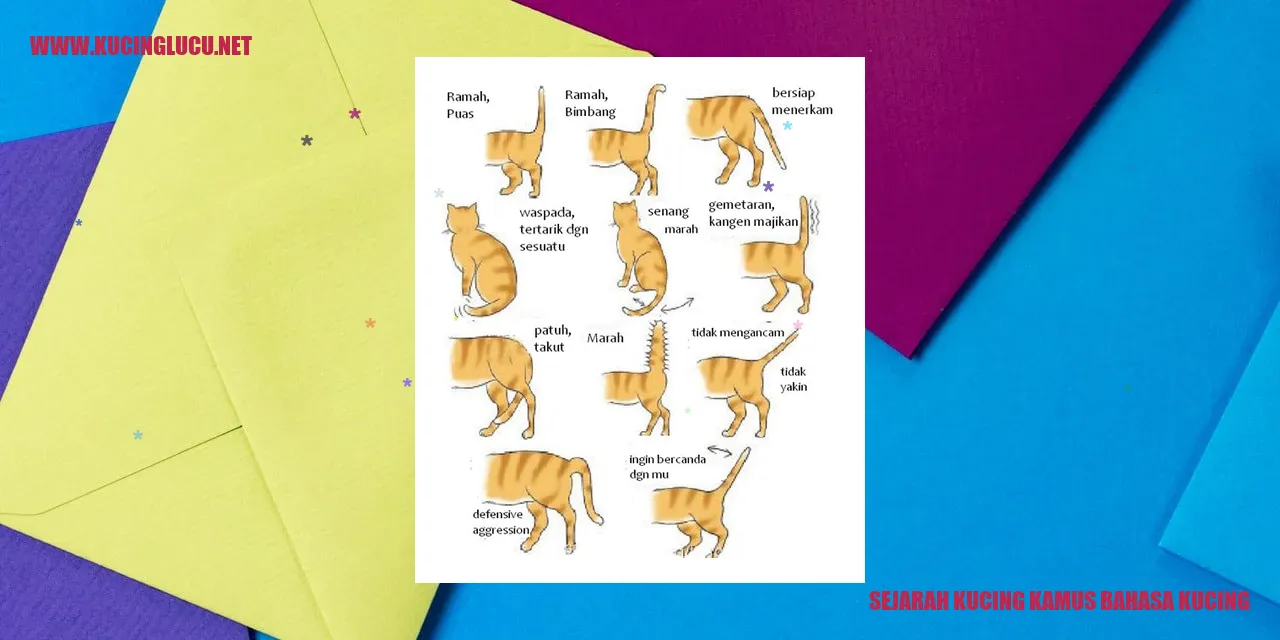 Sejarah Kucing kamus bahasa kucing
