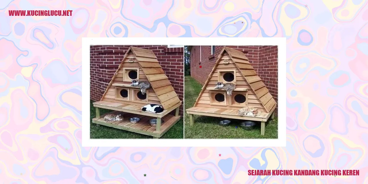 Sejarah Kucing Kandang Kucing Keren