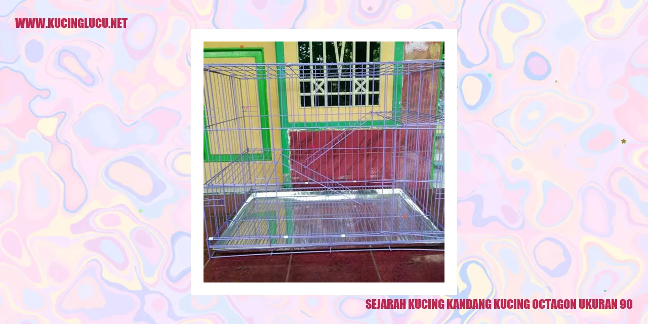 Kucing Kandang Kucing Octagon Ukuran 90