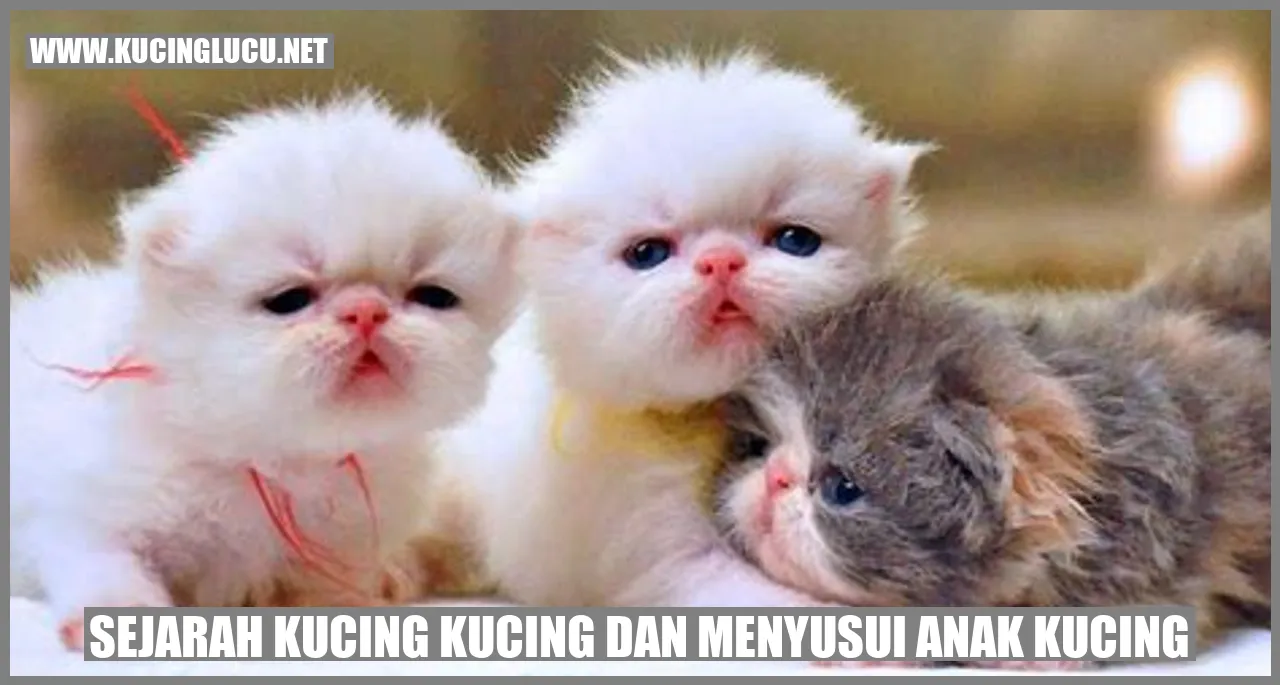 Sejarah Kucing Kucing dan menyusui anak kucing