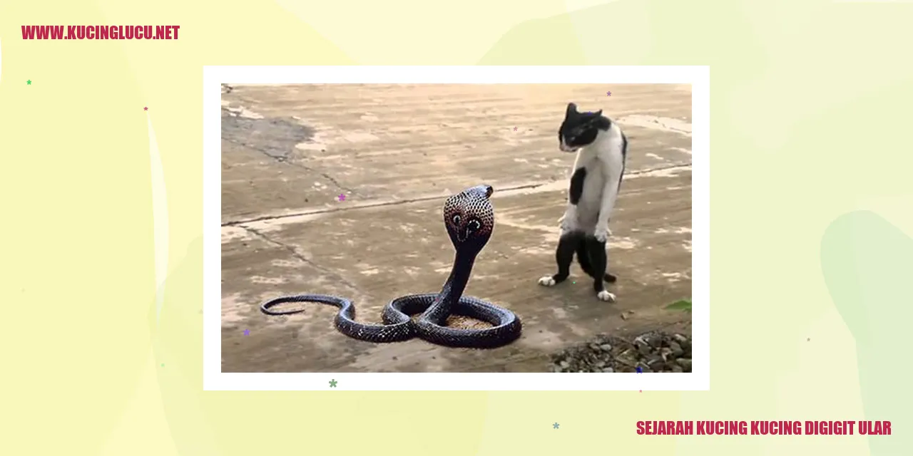 Sejarah Kucing Kucing Digigit Ular
