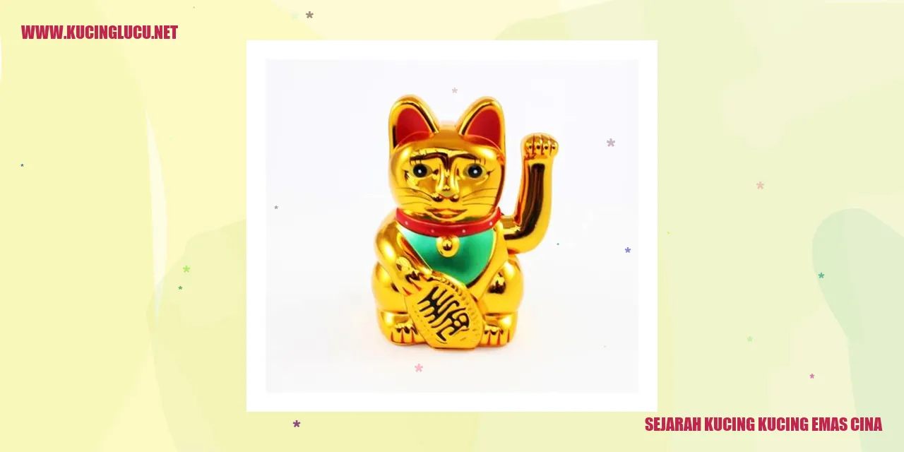 Gambar kucing emas China