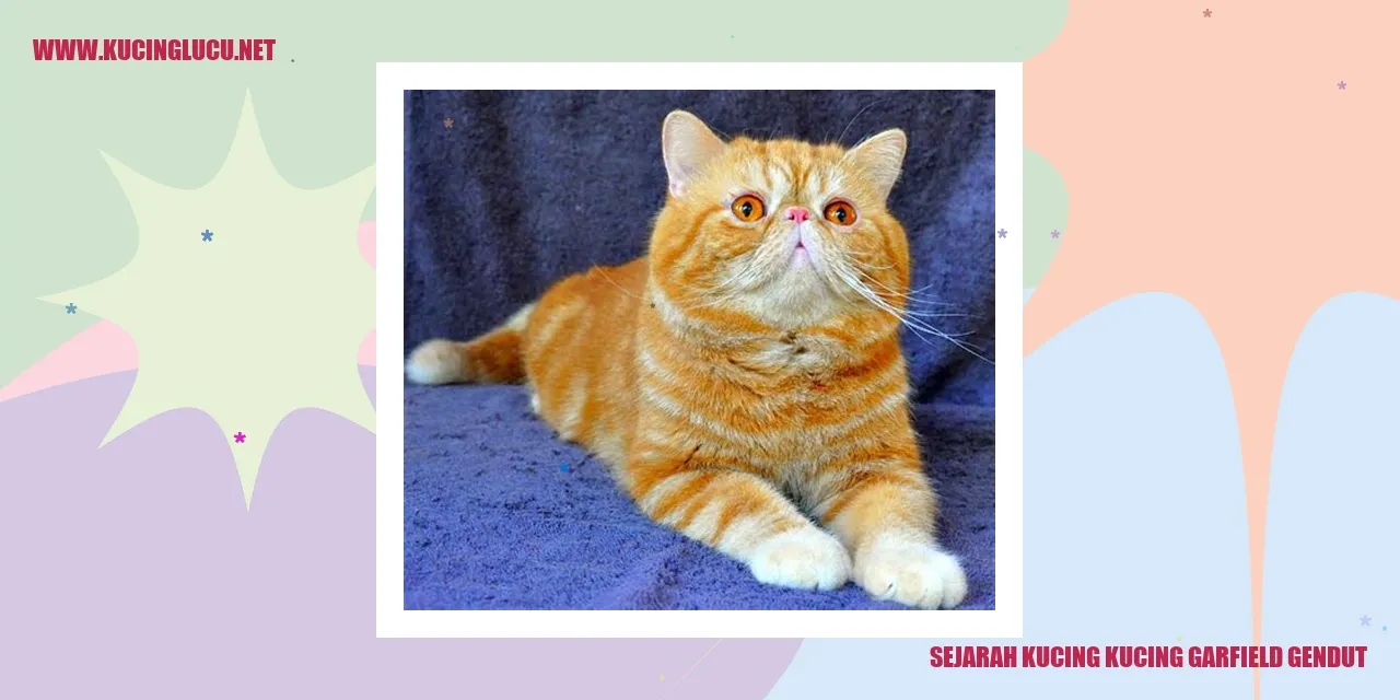 Kucing Garfield Gendut