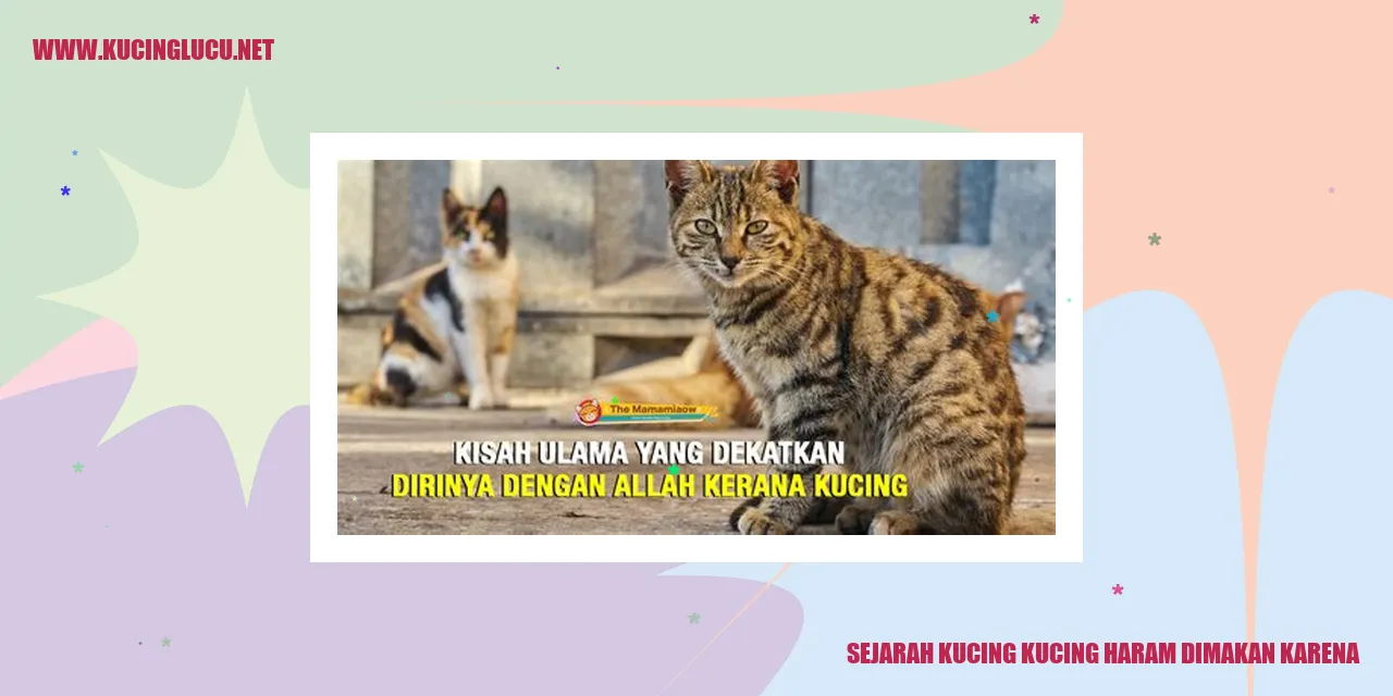 Sejarah Kucing Haram Dimakan