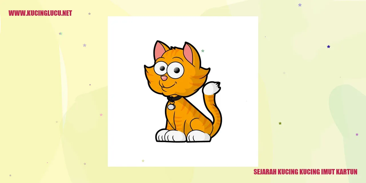 Kucing-kucing manis dalam dunia kartun