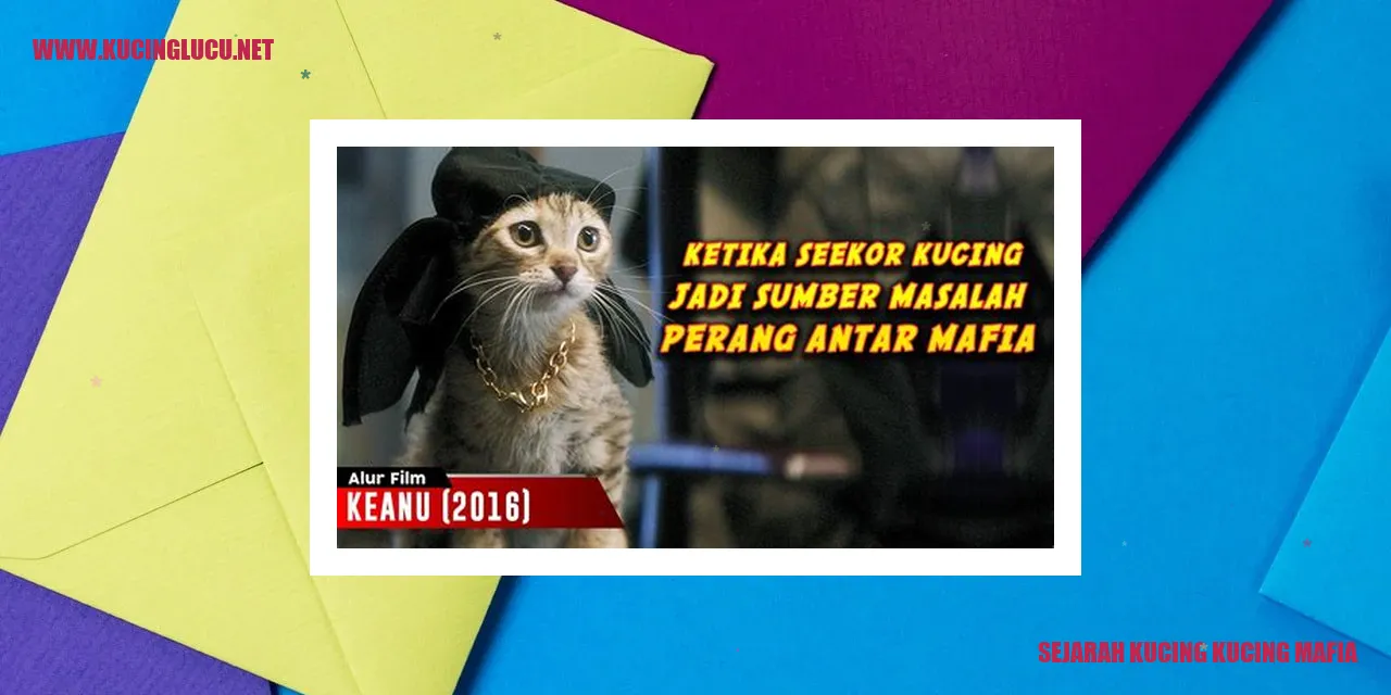 Gambar Kucing Mafia