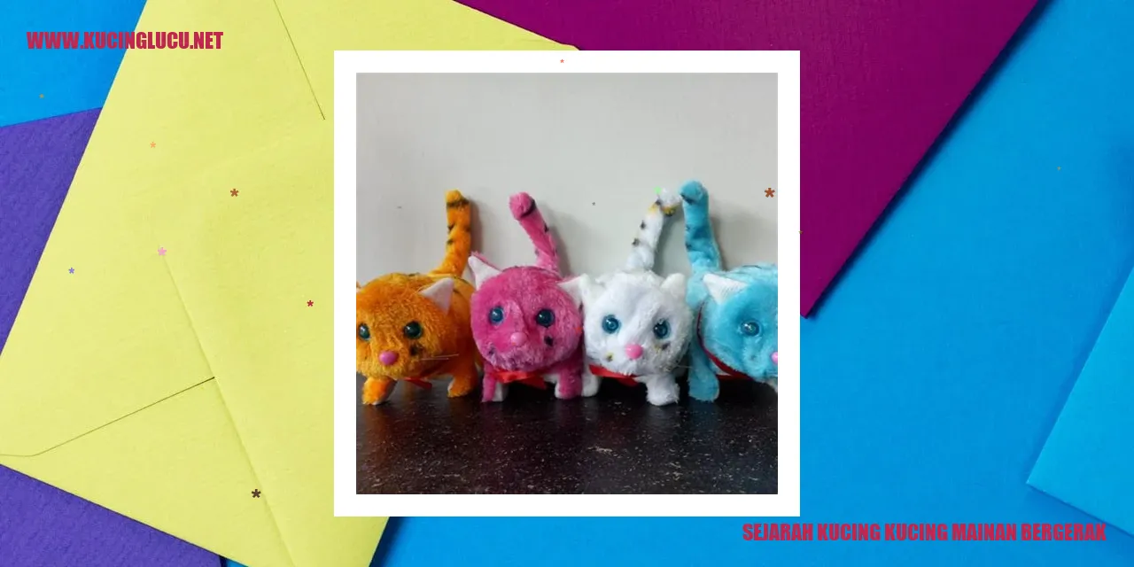 Gambar Sejarah Kucing Mainan Bergerak