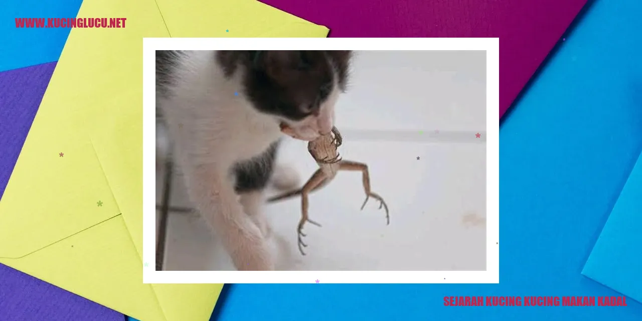 ilustrasi kucing berburu kadal