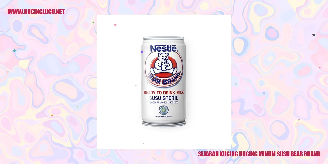 Sejarah Kucing Minum Susu Bear Brand