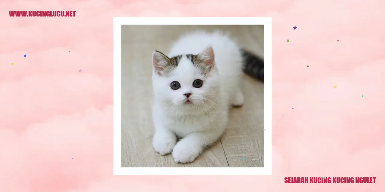 Sejarah Kucing Kucing Ngulet